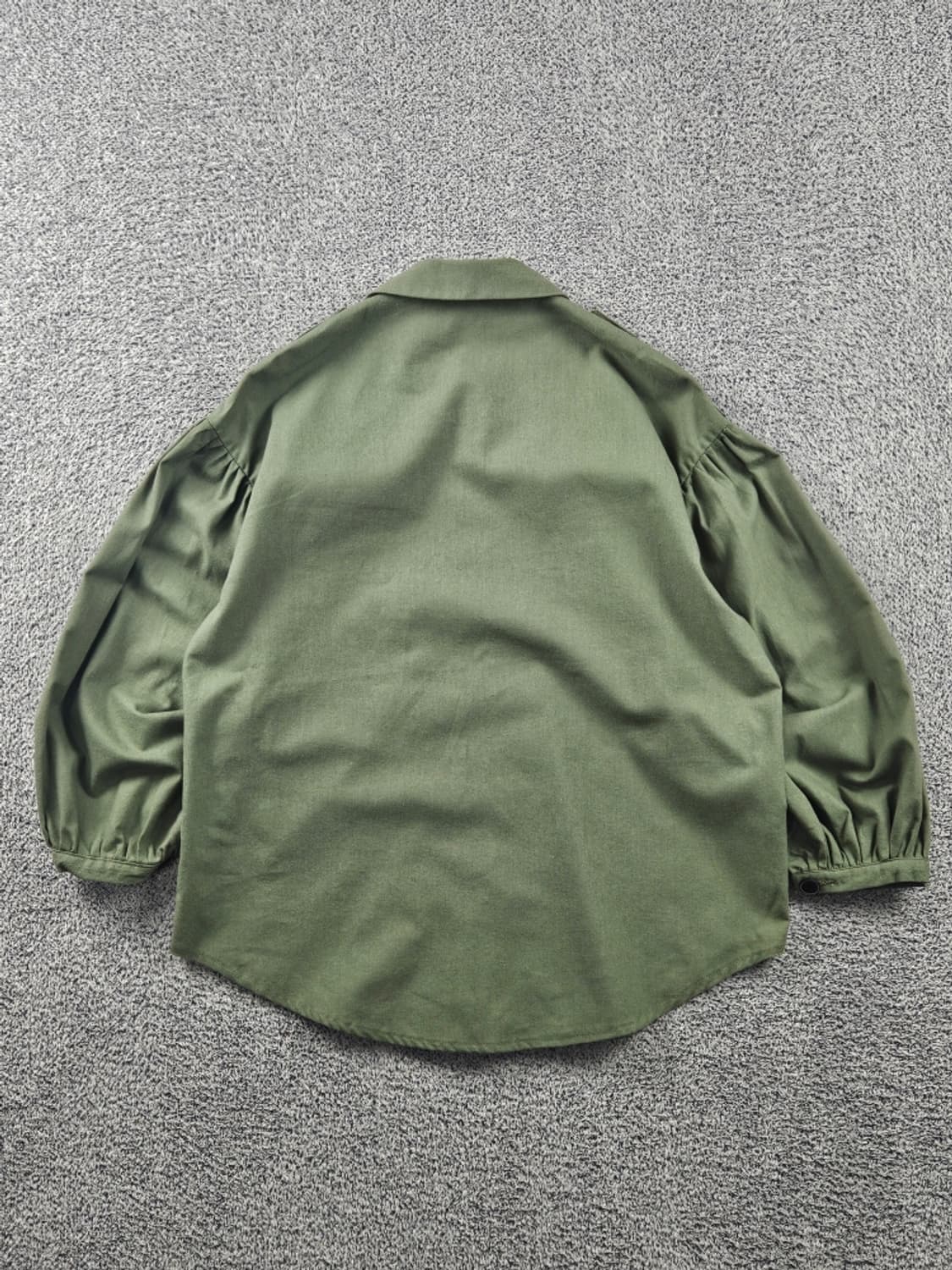 빈티지 올리브 포켓 셔링암 셔츠 ( L추정 ) / 11247 상품이미지5