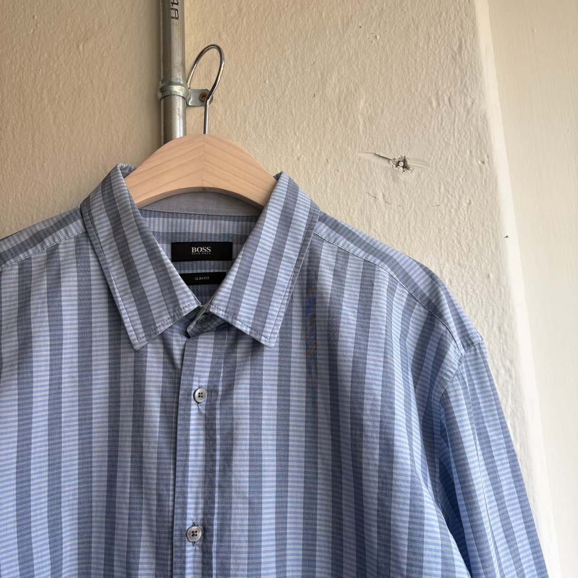휴고 보스 블루 스트라이프 셔츠 상품이미지2