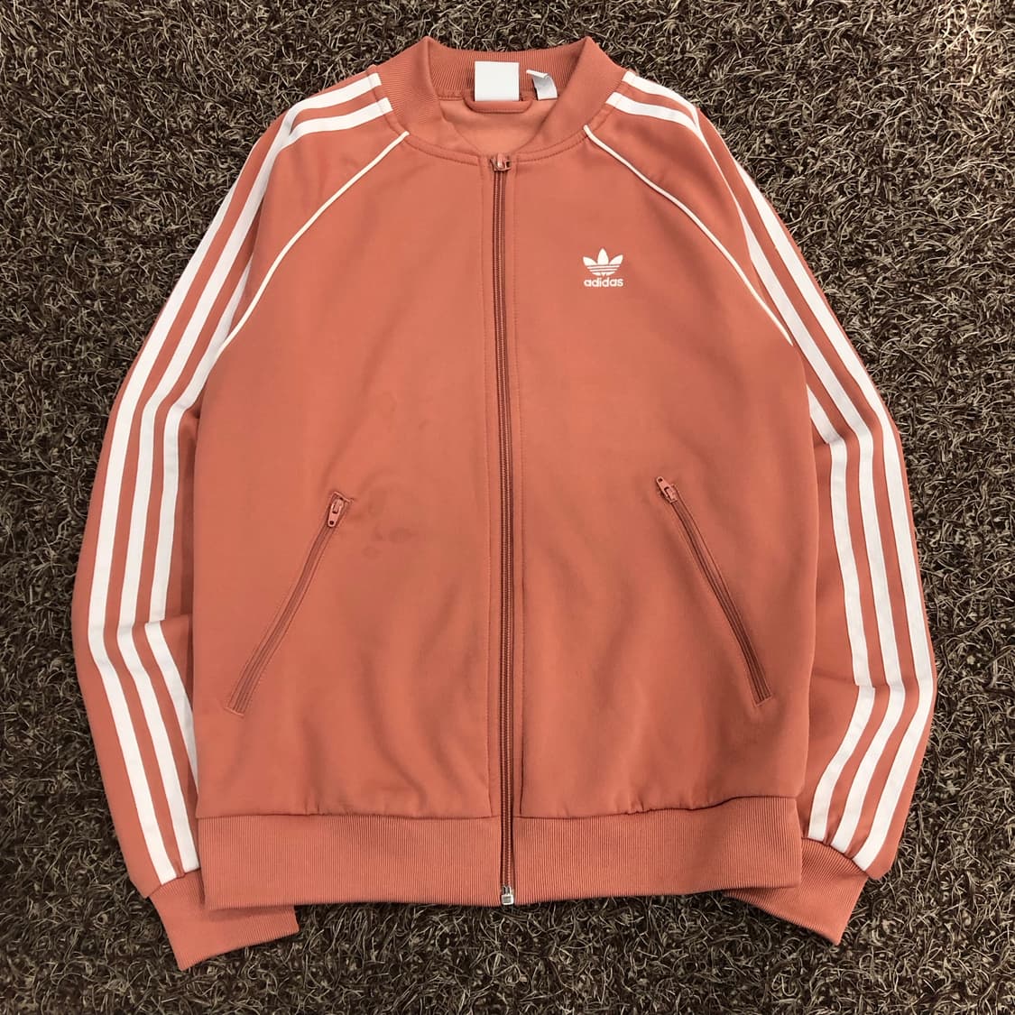 아디다스 딸기우유 핑크 슈퍼스타 져지 트랙탑 상품이미지1