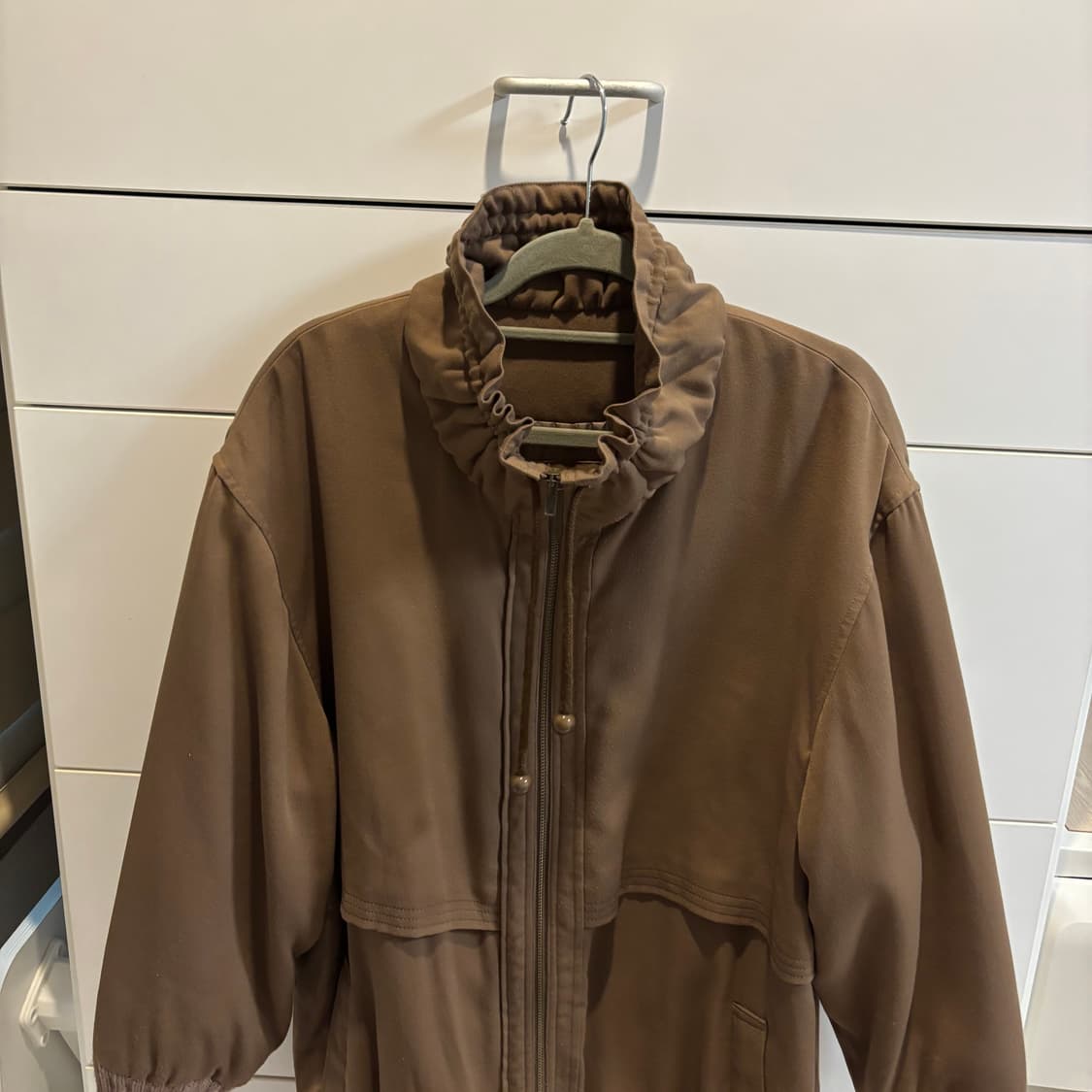 일본제 빈티지 모카무스 브라운 하이넥 봄버 자켓 상품이미지7