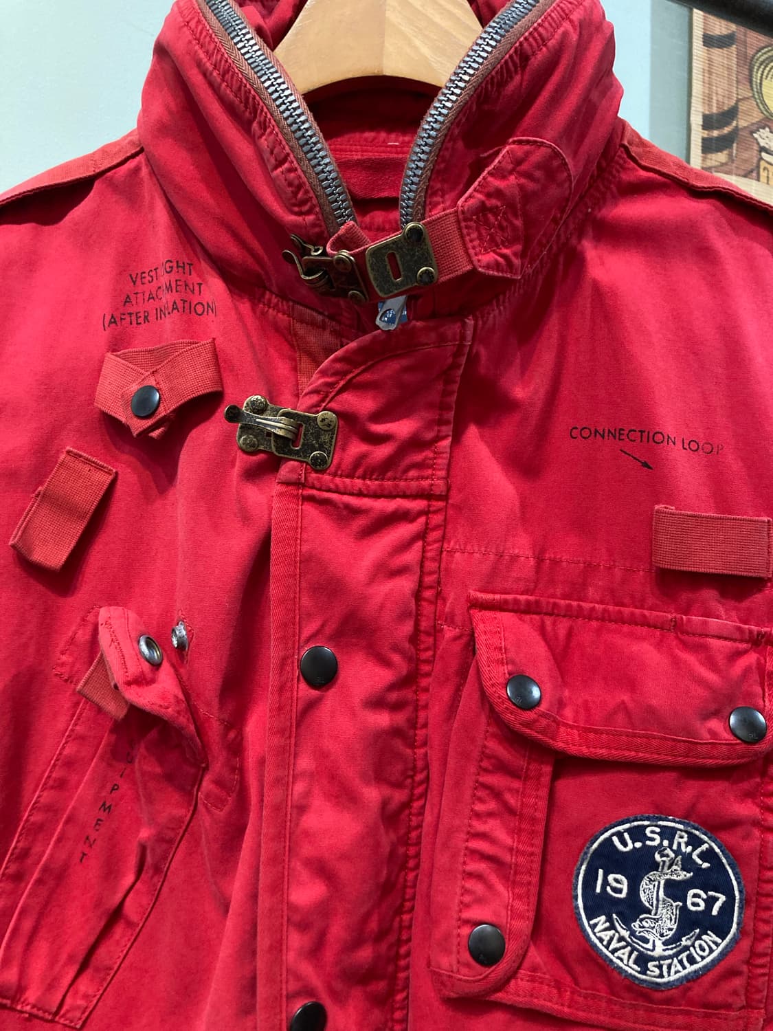 폴로 오리지날 90's 랄프로렌폴로 USRL 밀리터리 자켓 상품이미지8