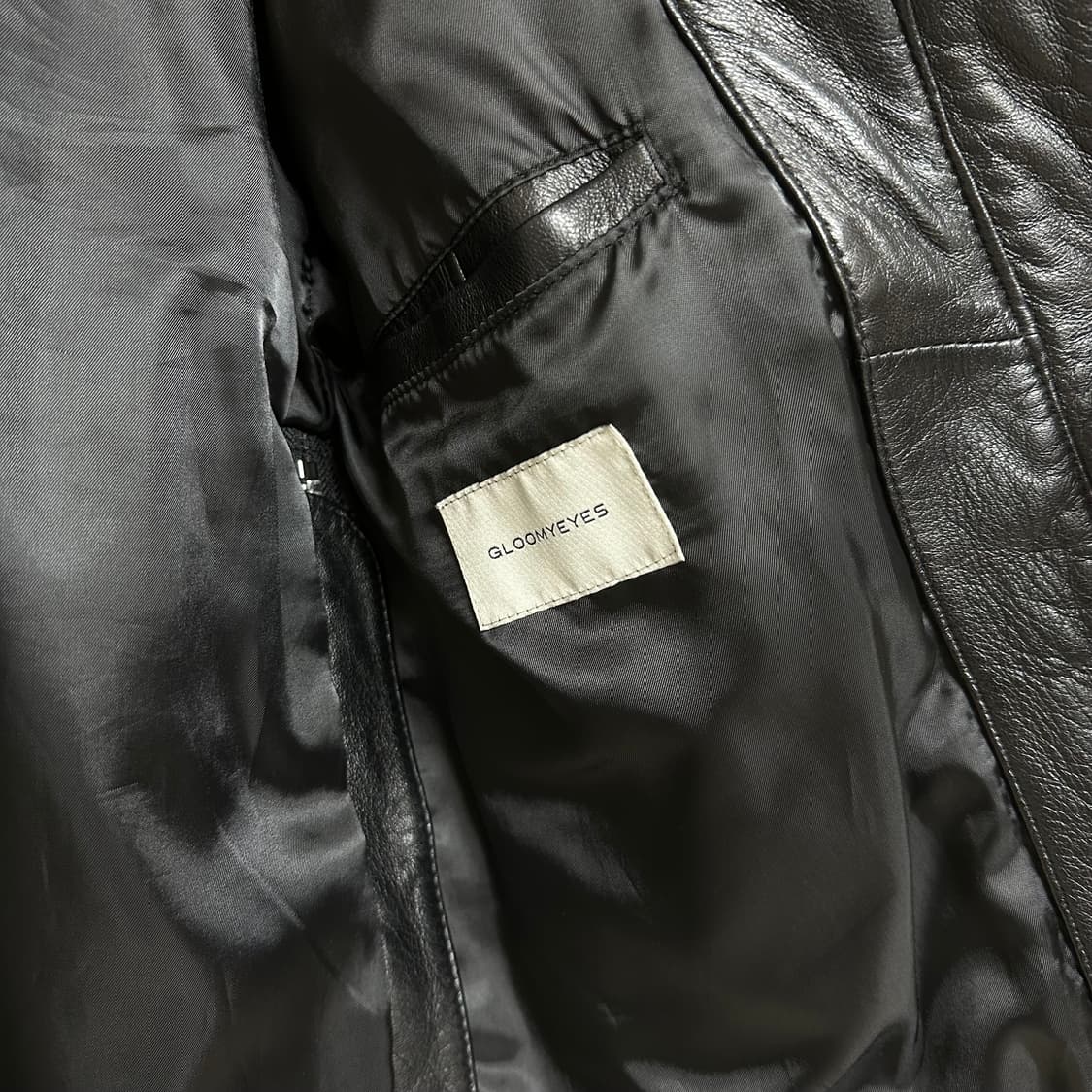 램스킨 싱글 레더 자켓 상품이미지5