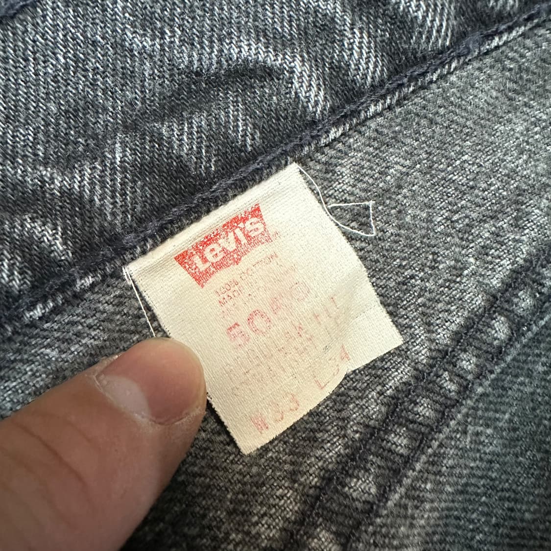 리바이스 90‘s 505 디스트로이드 데님 팬츠 상품이미지5