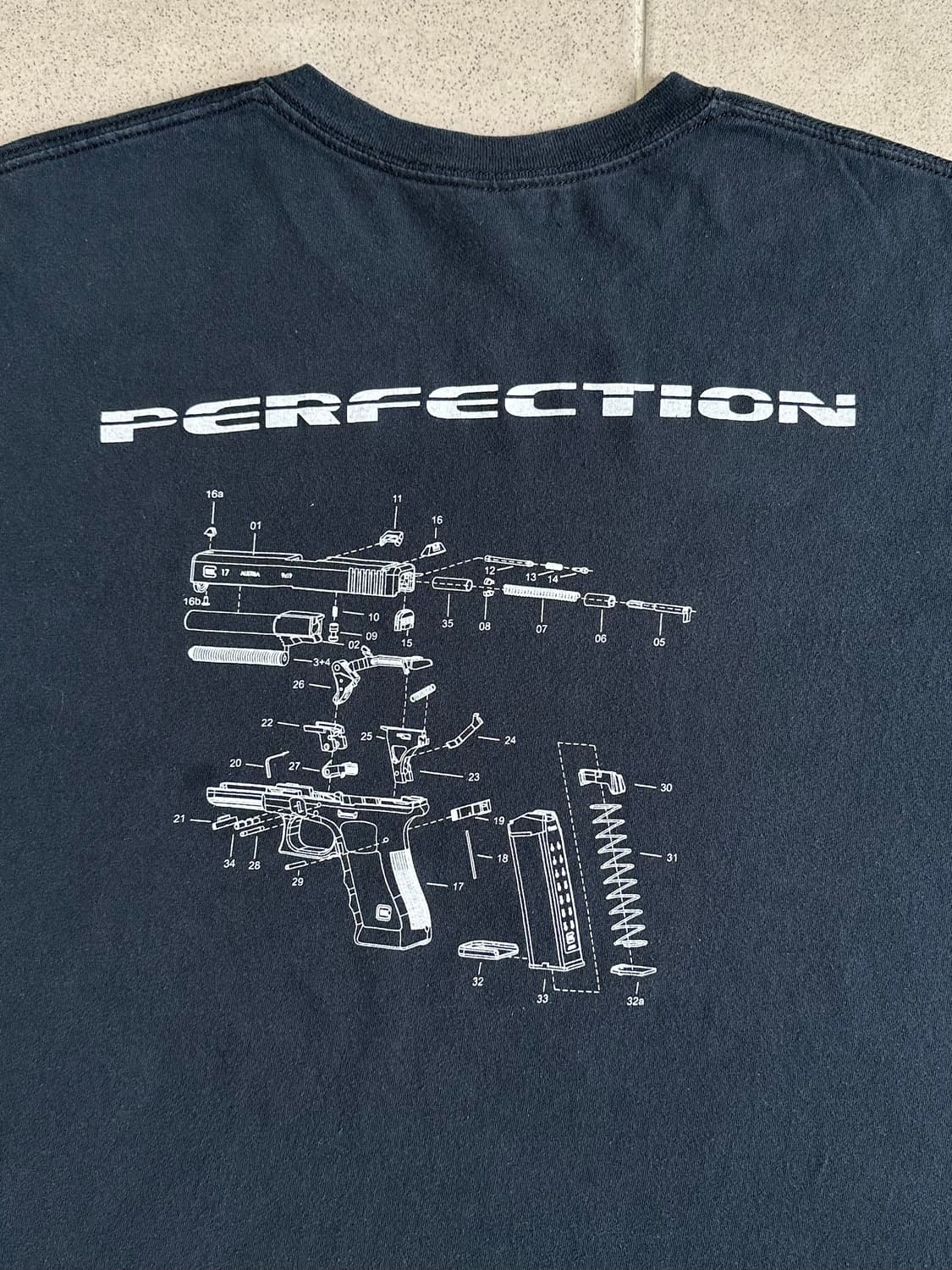 빈티지 글록 티셔츠 XL GLOCK PERFERCTION 상품이미지3