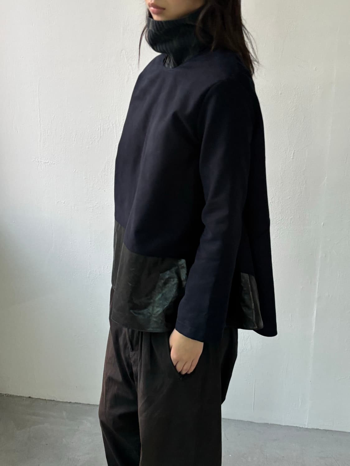 발렌시아가 by 니콜라스 게스키에르 투톤 블라우스 상품이미지8