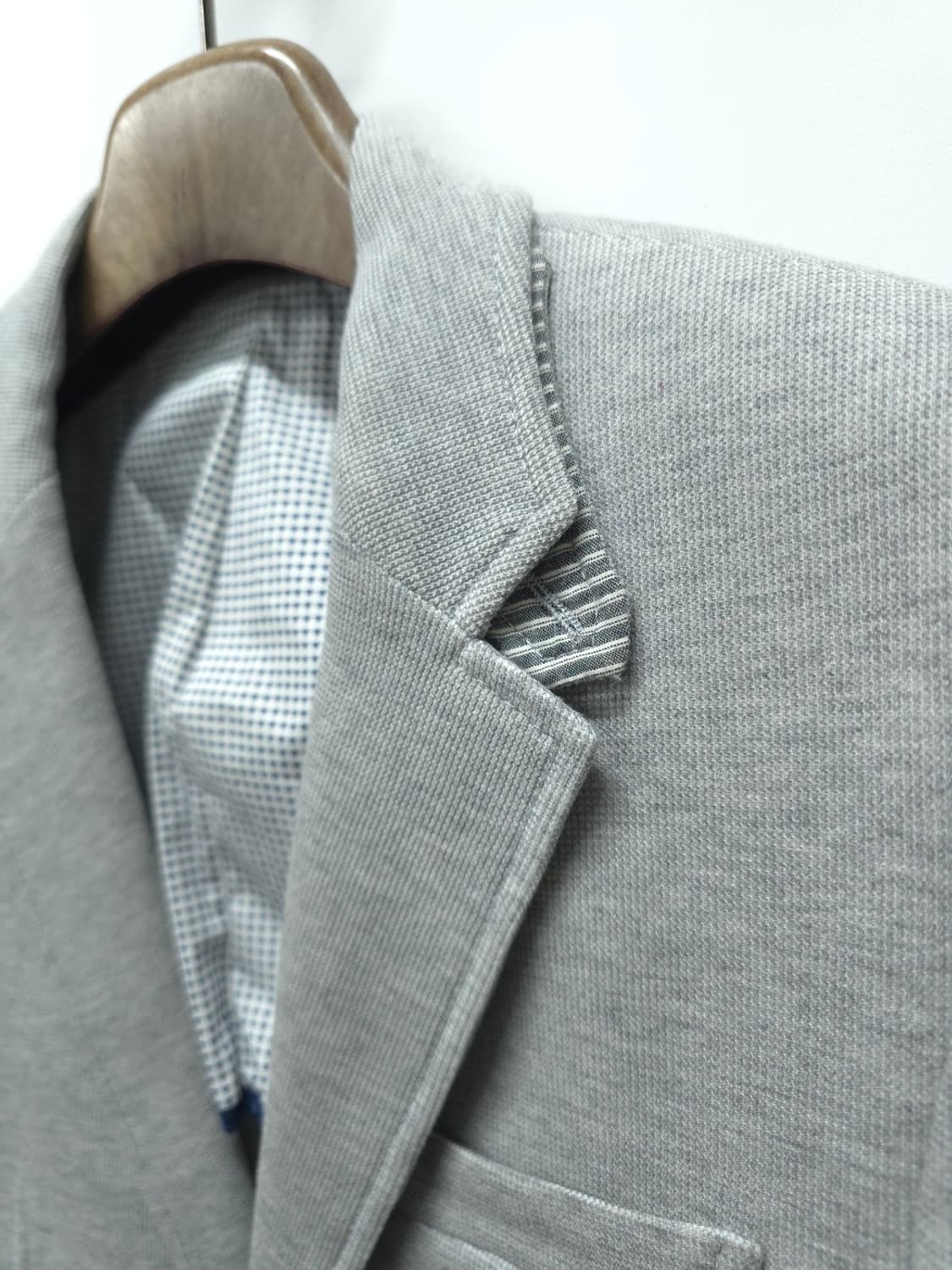 [킨록] 남성용 그레이 비즈니스 캐주얼 자켓 (100사이즈) 상품이미지4