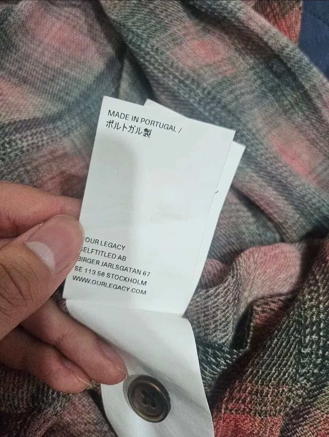 아워레가시 버로우드 셔츠 36 (46과 동일) 상품이미지3