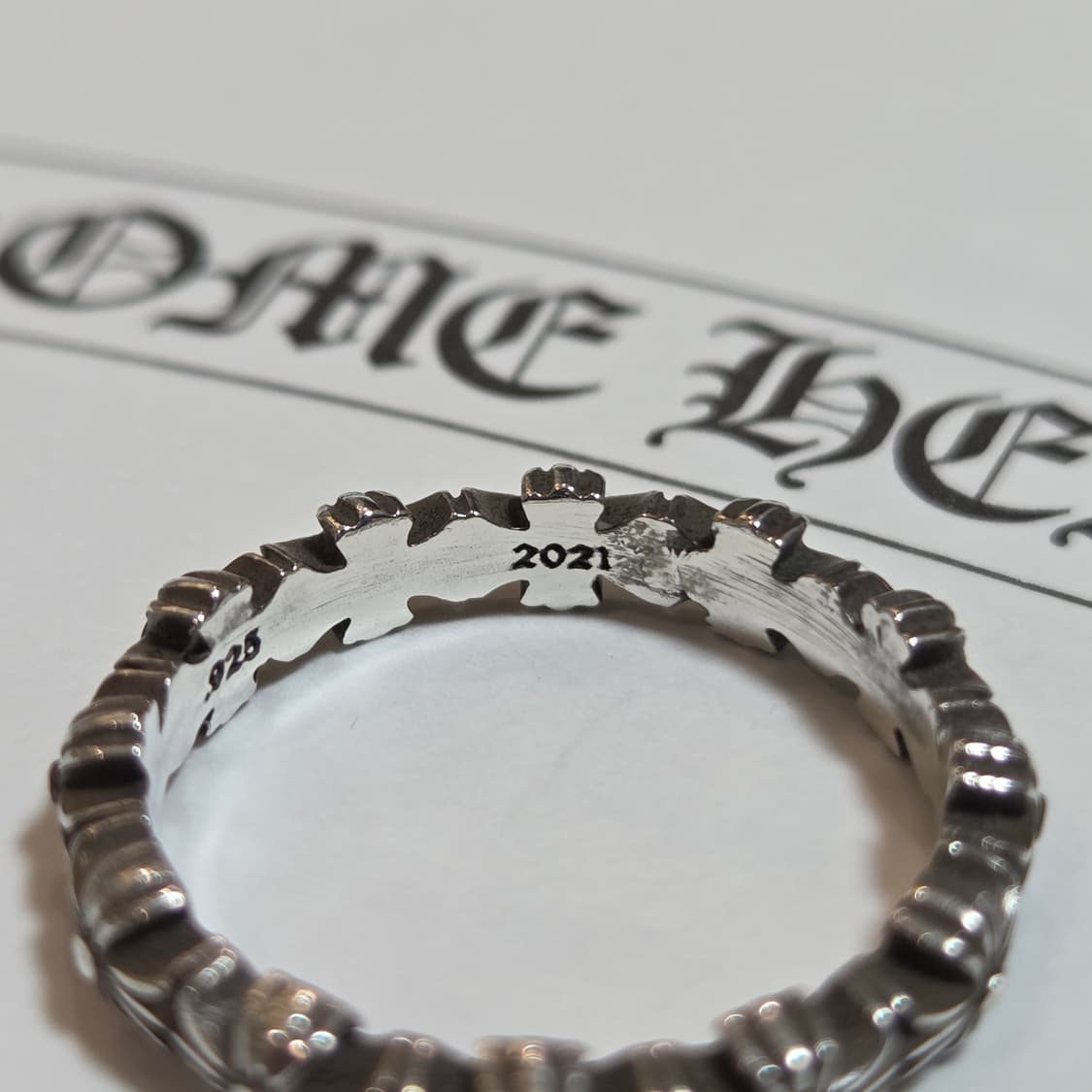 크롬하츠 타이니 E CH PLS 밴드링 US 6호 상품이미지5