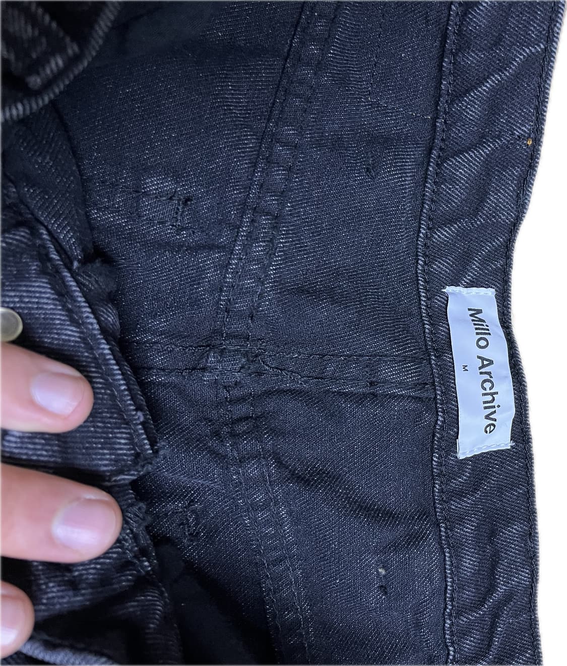 (M) 밀로 아카이브 슬림 스트레이트 팬츠 상품이미지3