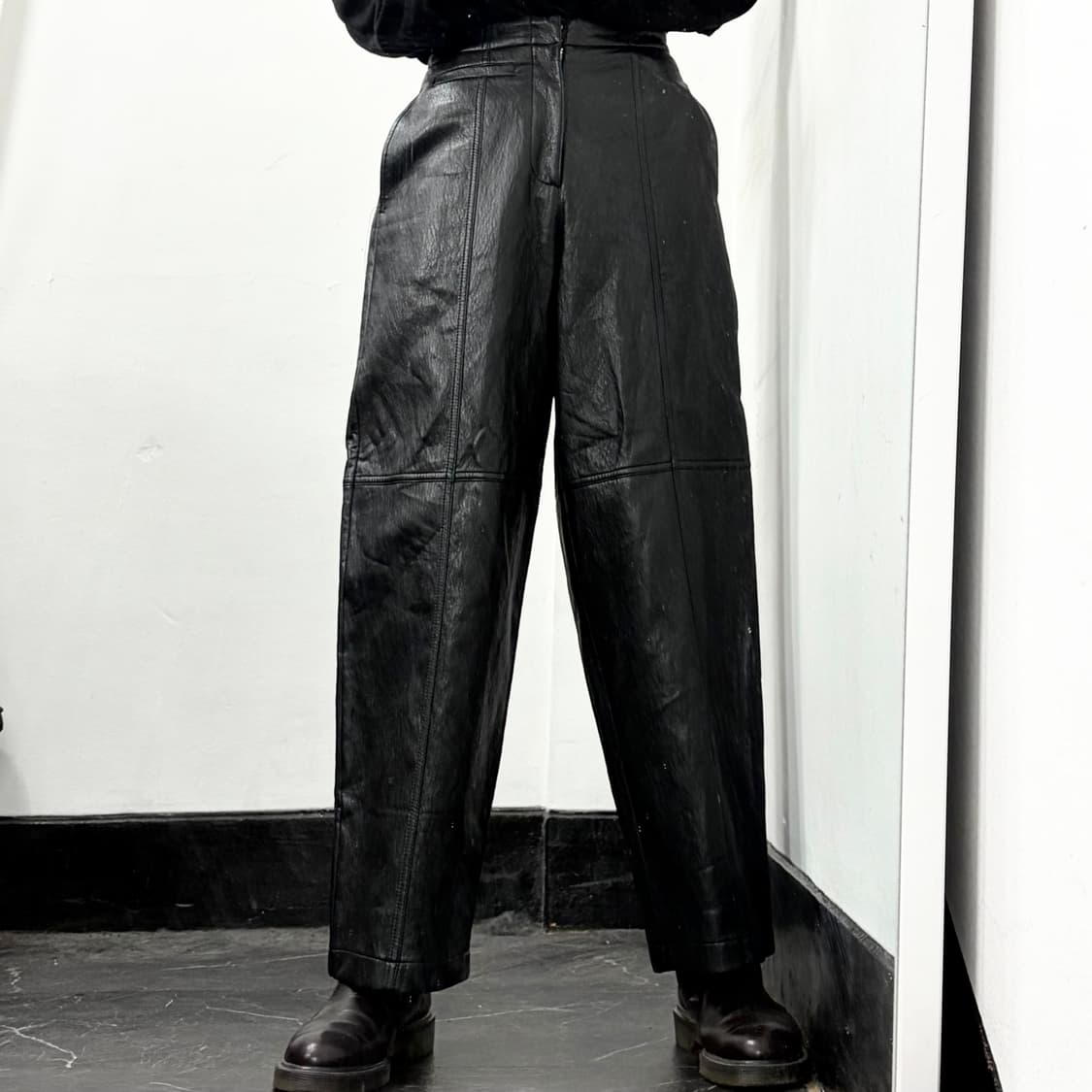 Mystery 레더 팬츠 상품이미지2