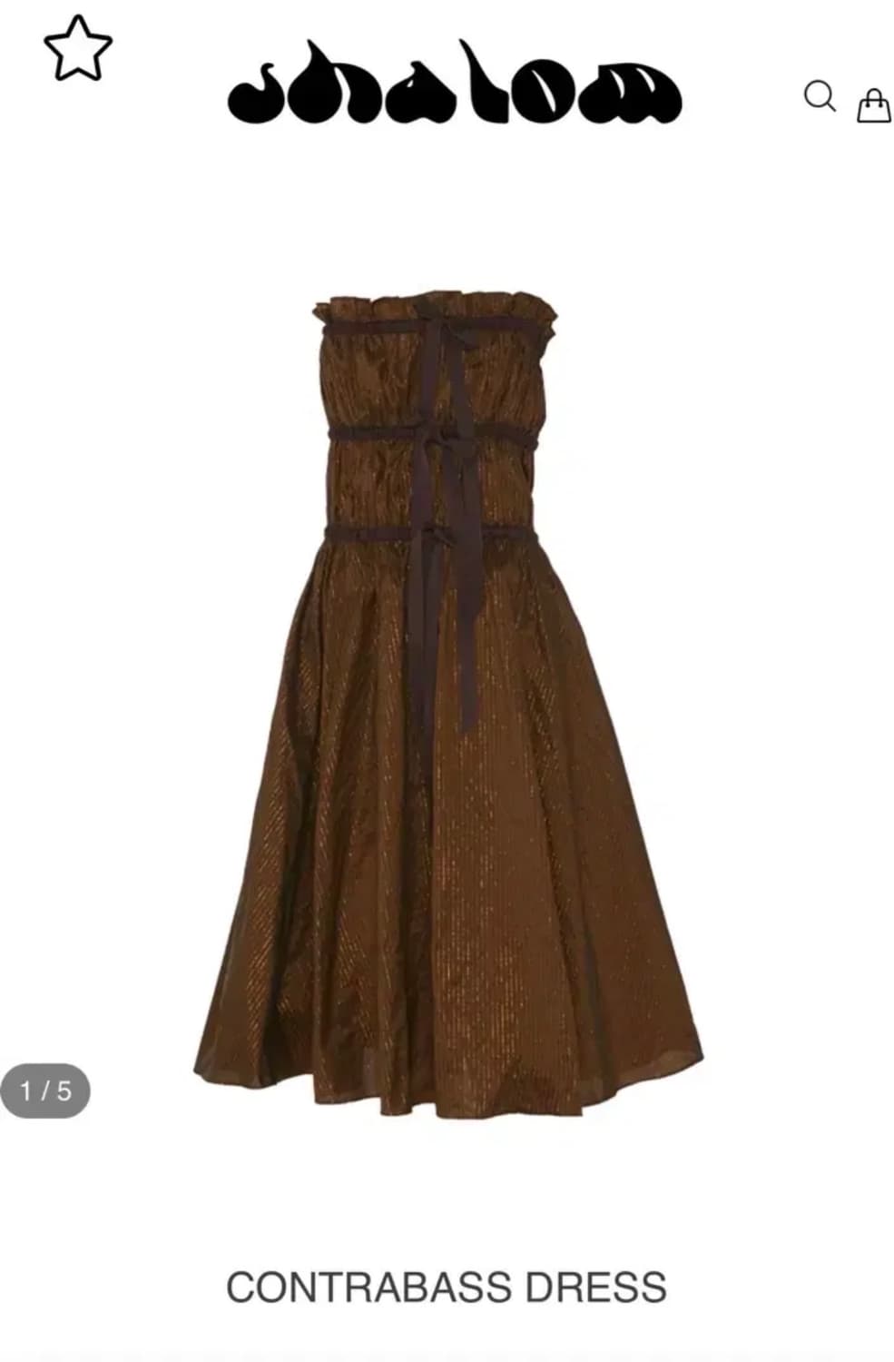 샬롬클럽 contrabass dress 상품이미지1