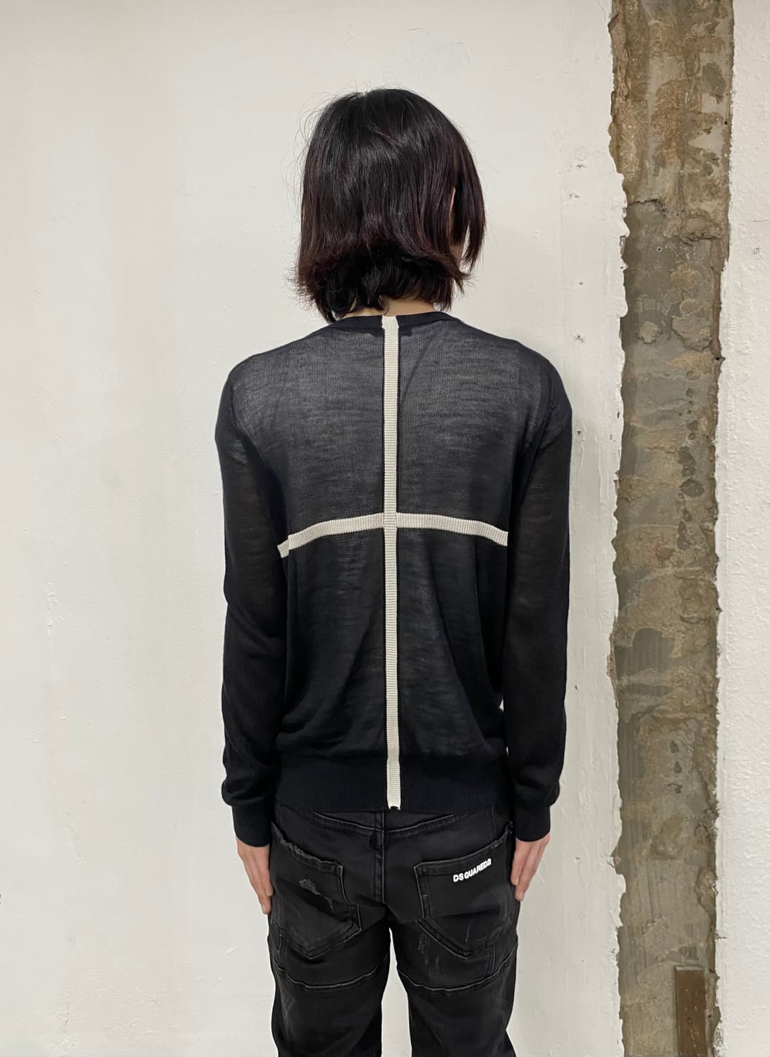 라드 뮤지션 크로스 버튼 가디건 상품이미지3