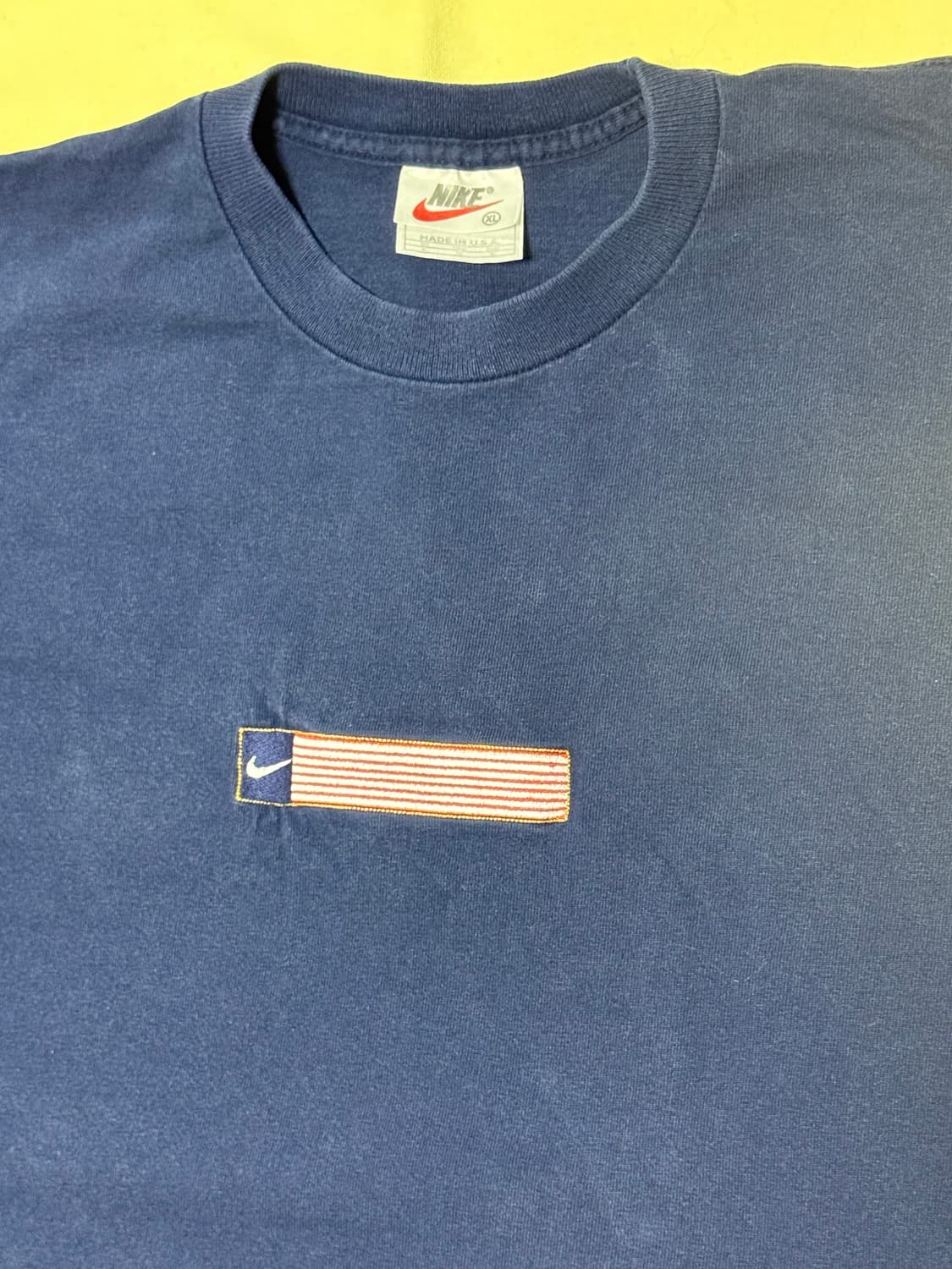 나이키 usa 플래그 센터 로고 티셔츠 90s usa 상품이미지4