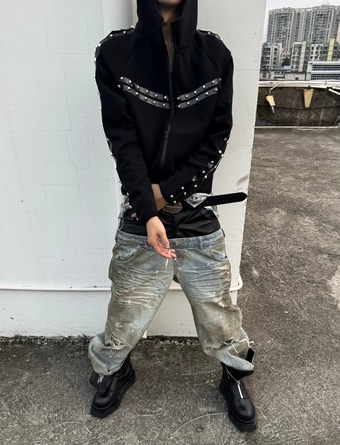 Tech Rivet Air Layer Hoodie 상품이미지5