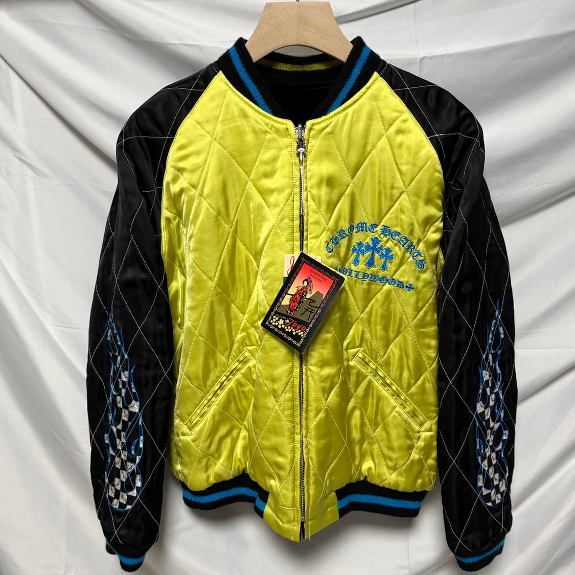 1450판매/새상품 크롬하츠 리버서블 매티보이 스카쟌 봄버 집업 상품이미지6