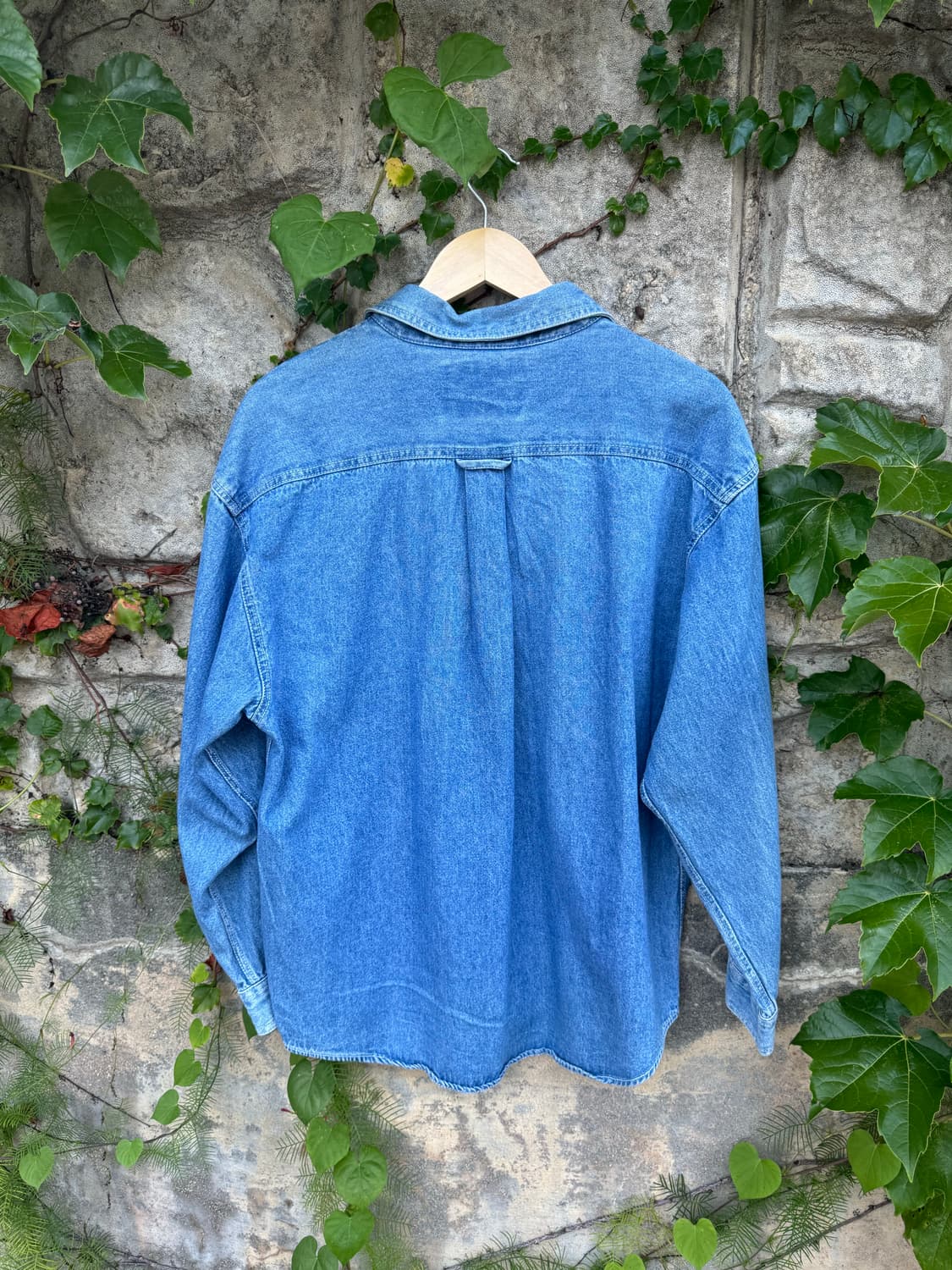 90s levis 리바이스 투포켓 페이딩 데님 셔츠 자켓 L 상품이미지2