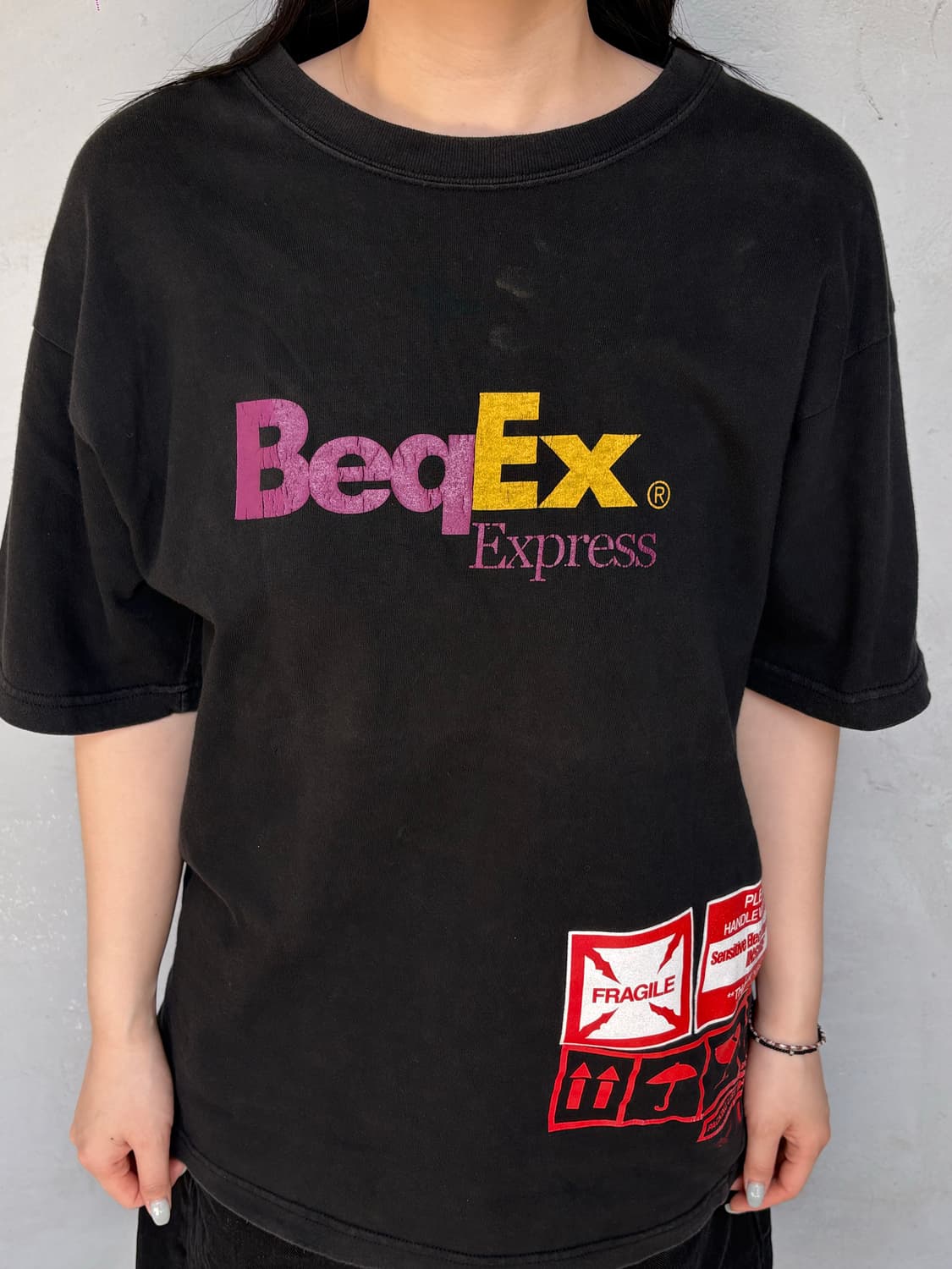 FedEx 패러디 빈티지 티셔츠 상품이미지1