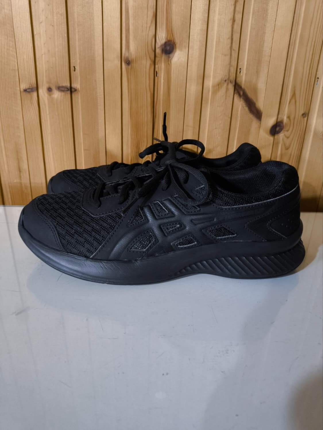 255mm 아식스 스토머 러닝화 올블랙  상품이미지1