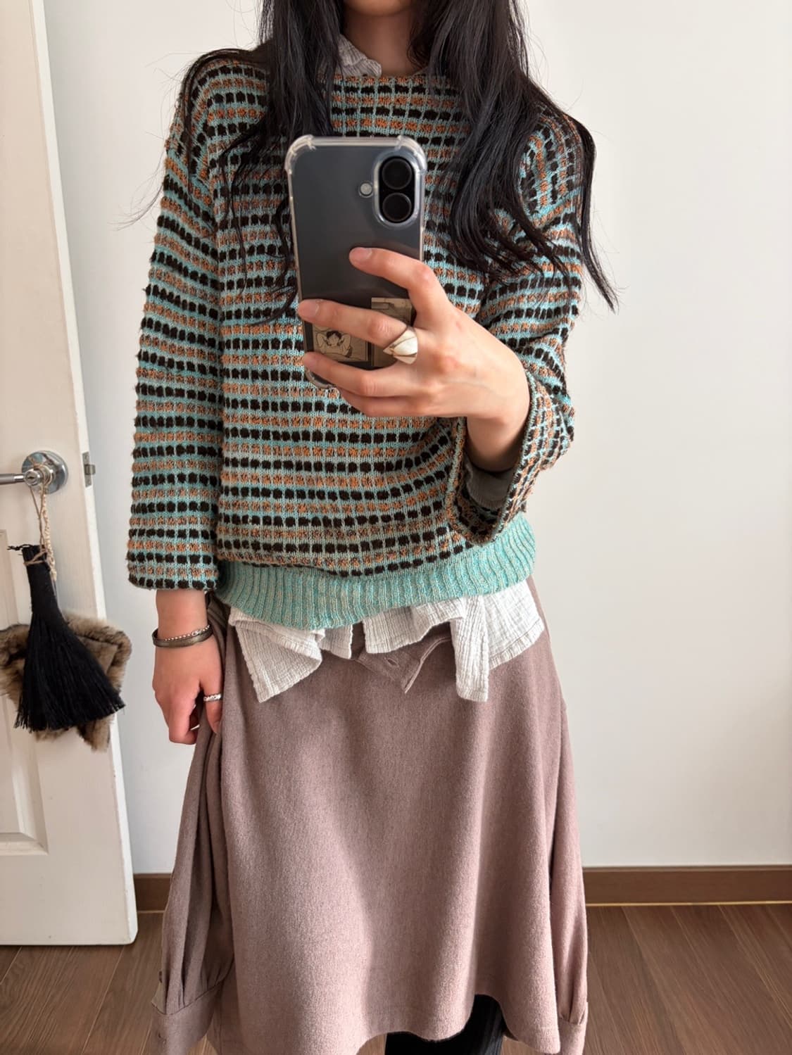 patterened top 상품이미지2