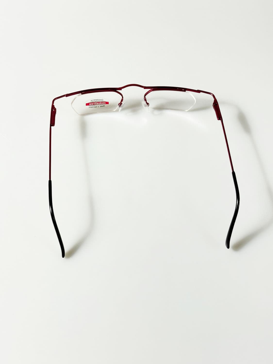 90s 독일제 세미 하프림 와이어 프레임 빈티지 안경 상품이미지5