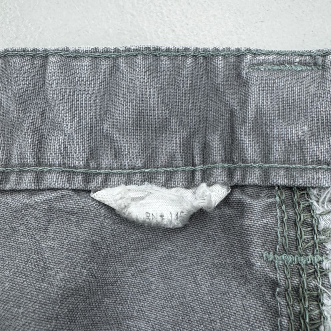 칼하트 OG 가죽패치 카펜터 페이딩 와이드 워크팬츠 상품이미지9