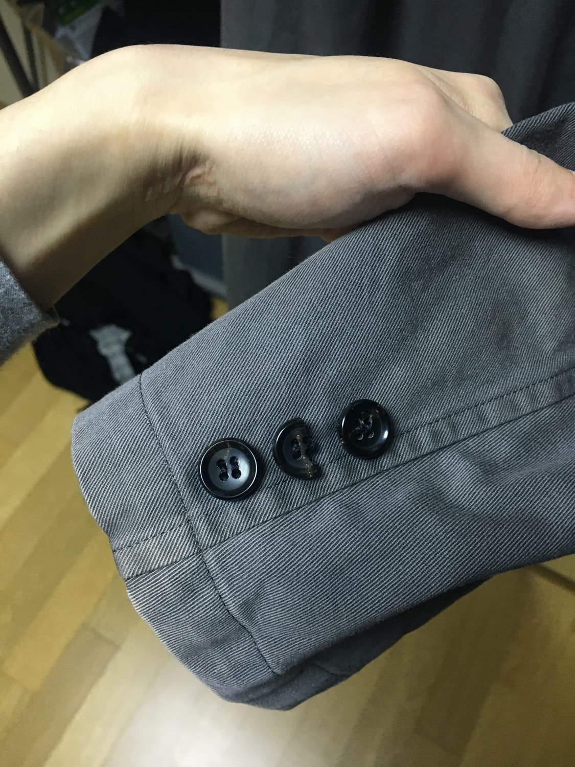 꼼데가르송 다나카 옴므 AD2001  3버튼 자켓 상품이미지5