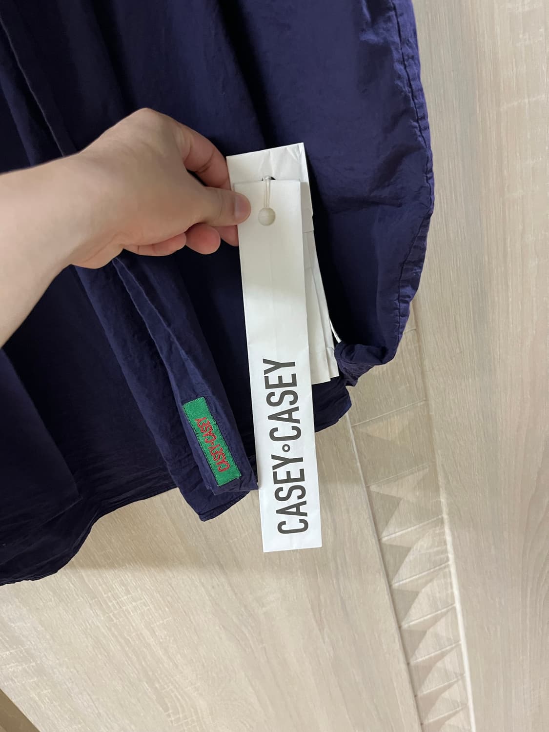 casey casey waga 셔츠 네이비 M 상품이미지2