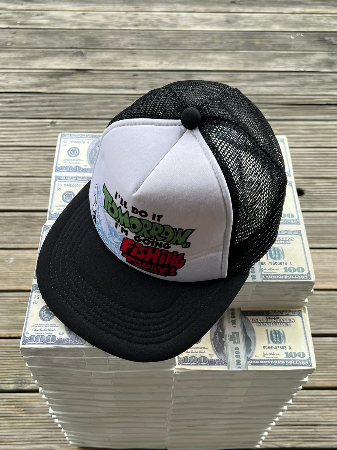 빈티지 트러커캡 노벨티 그래픽 블랙 메쉬캡 상품이미지1