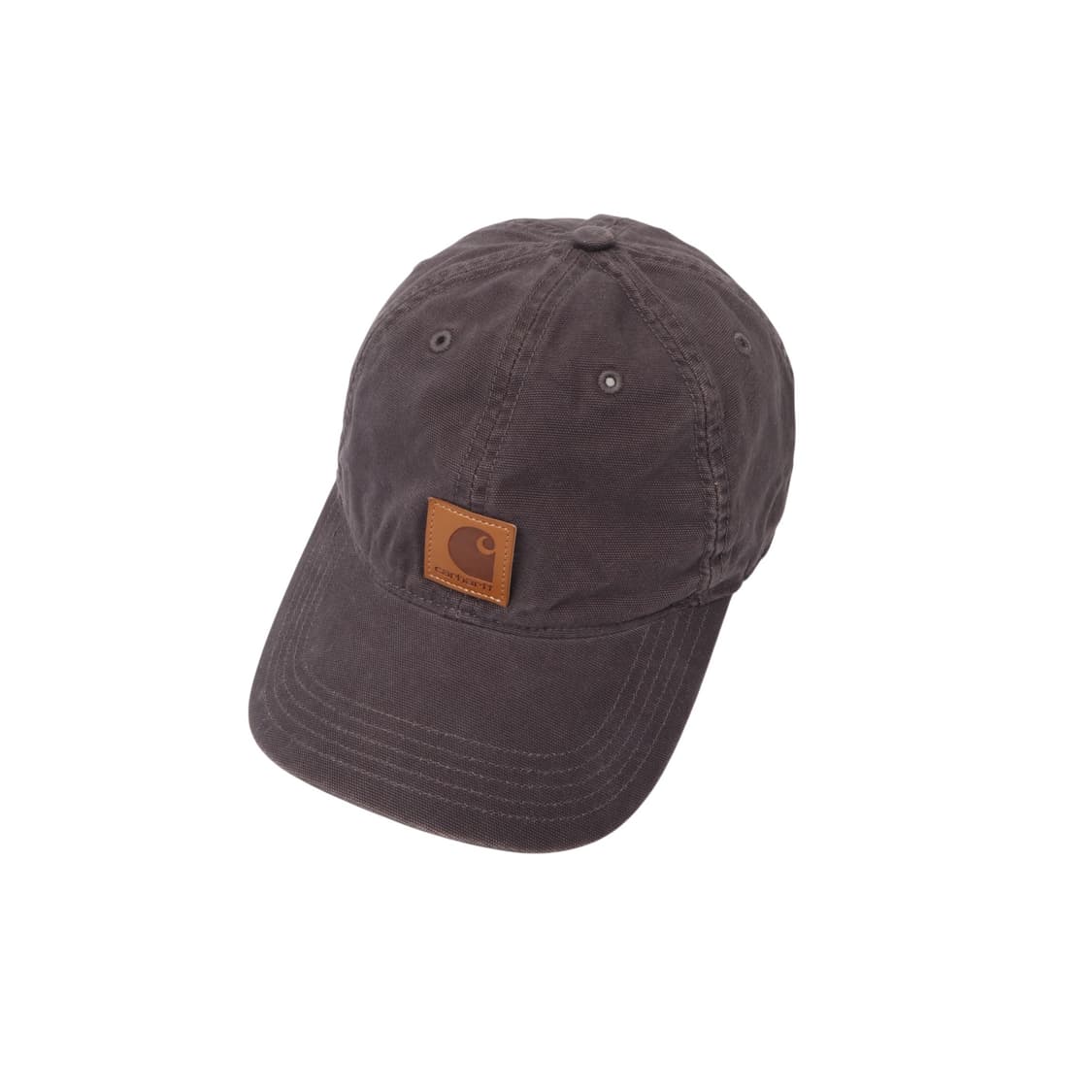 칼하트 그레이 레더탭 캔버스 캡 상품이미지2