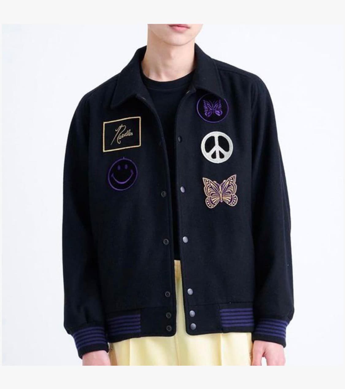 NEEDLES X STUDIOUS - VARSITY JACKET 상품이미지2