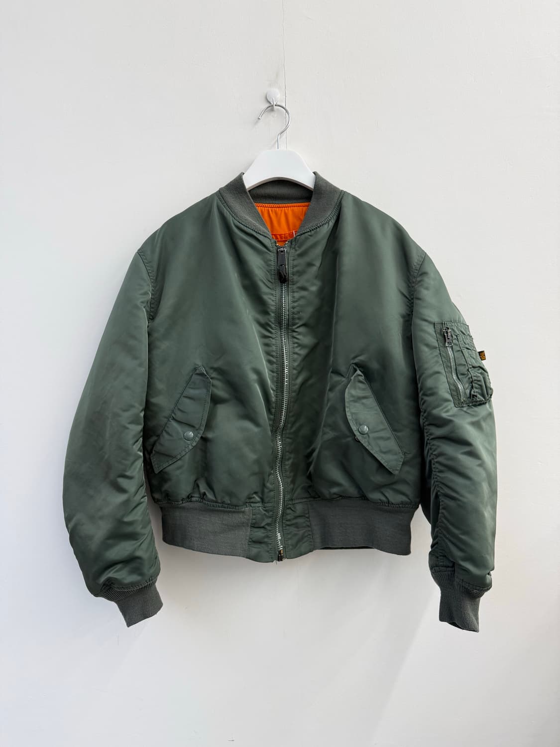 XL)알파인더스트리 리버시블 ma-1 플라이트 자켓 상품이미지5