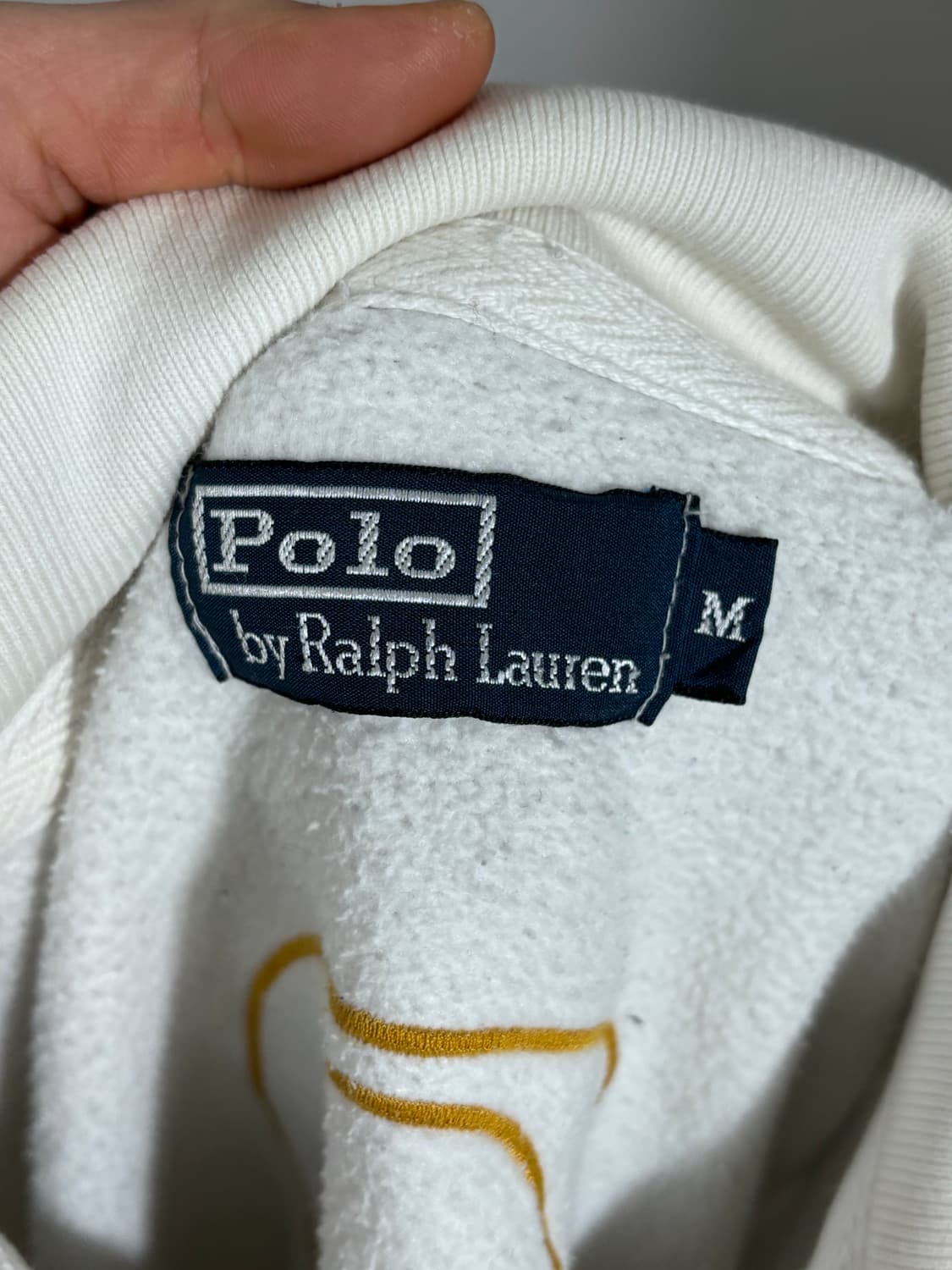 폴로 블랙와치 화이트 반집업  상품이미지4