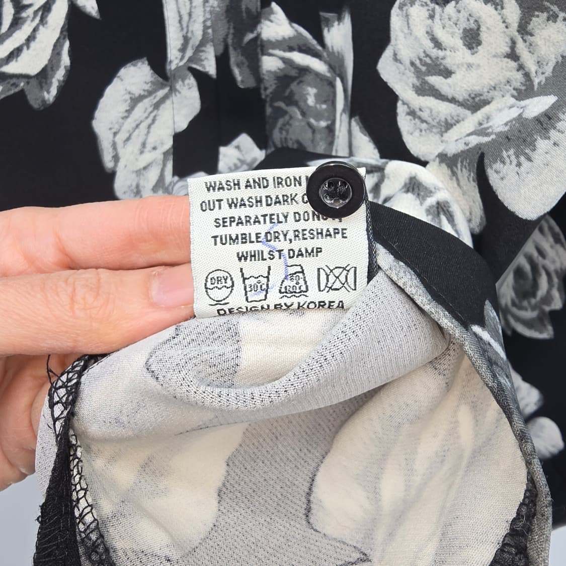 시크릿라벨 장미 패턴 블라우스 상품이미지9