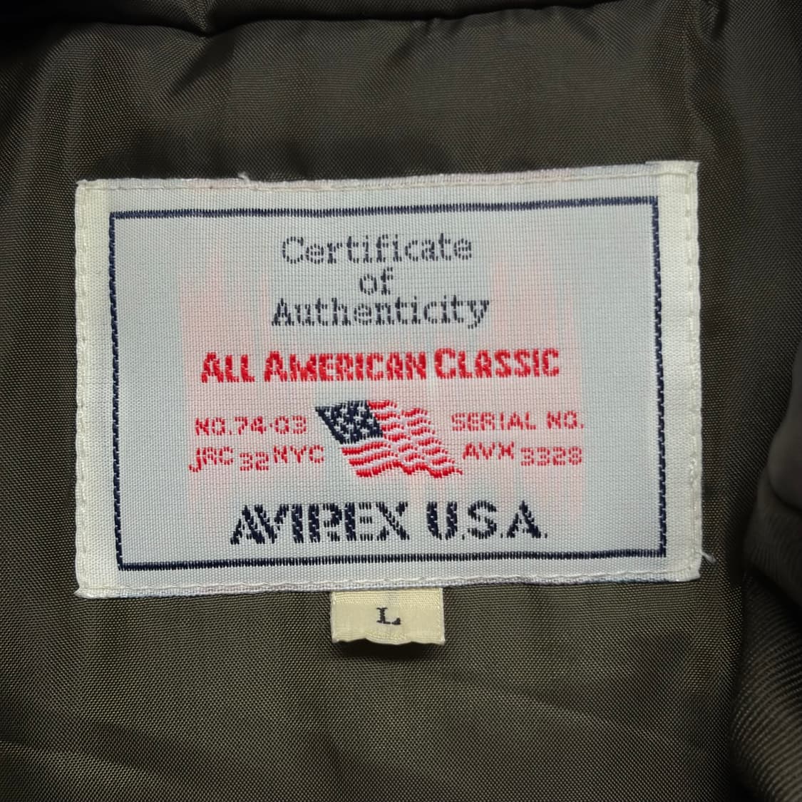 아비렉스 필드자켓 상품이미지5