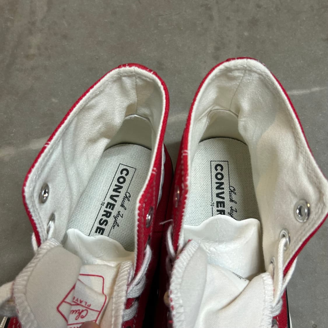 250) 컨버스 척테일러 척 70 스니커즈 신발 레드 상품이미지6