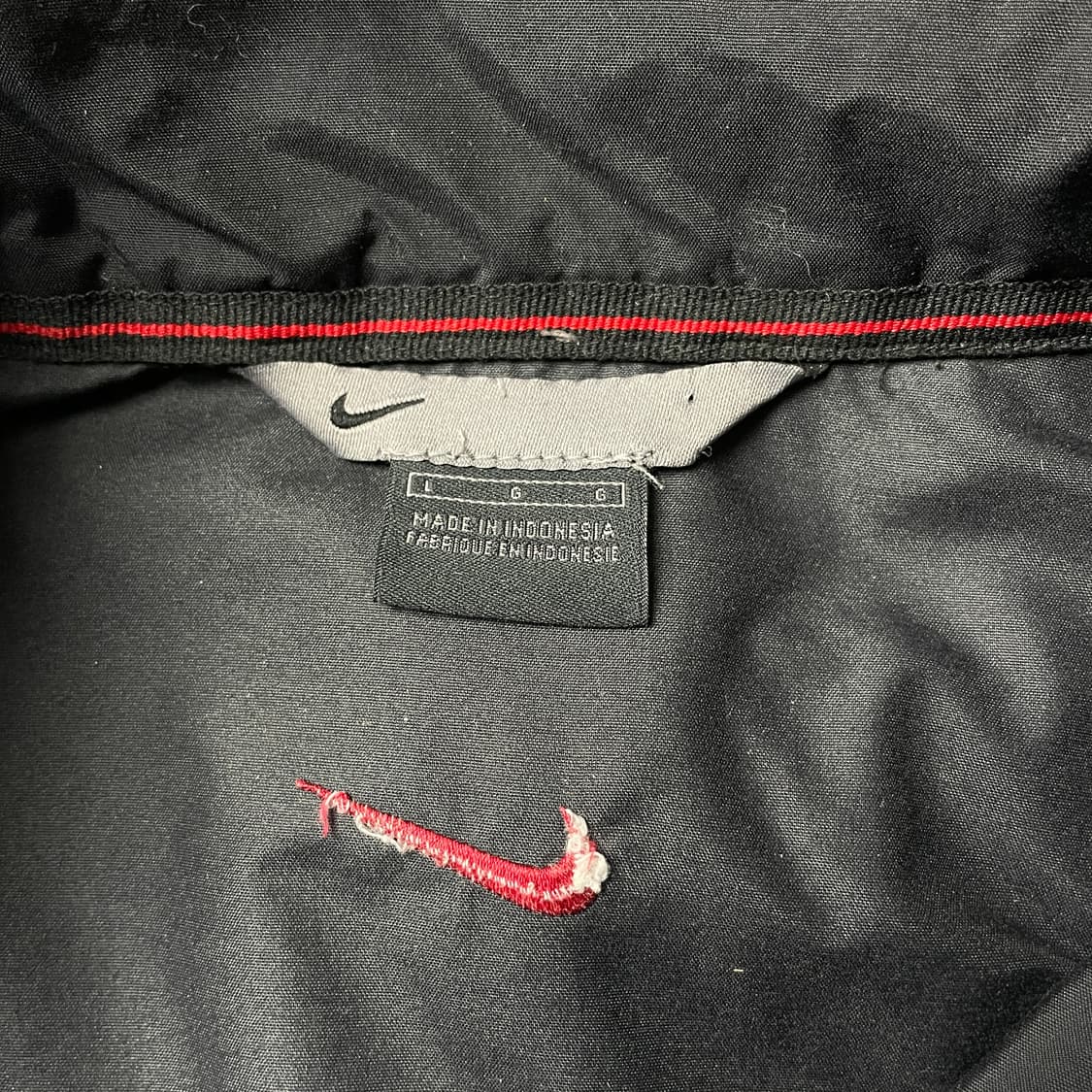 NIKE 00s 나이키 빈티지 블랙 하프집업 윈드브레이커 A00542 상품이미지9