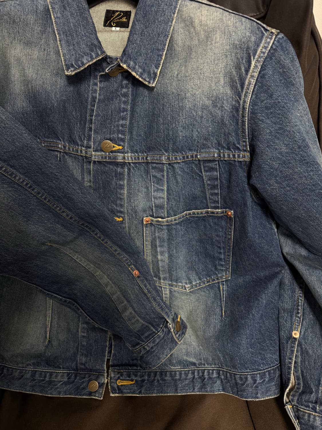 니들스 다트 데님자켓 상품이미지3