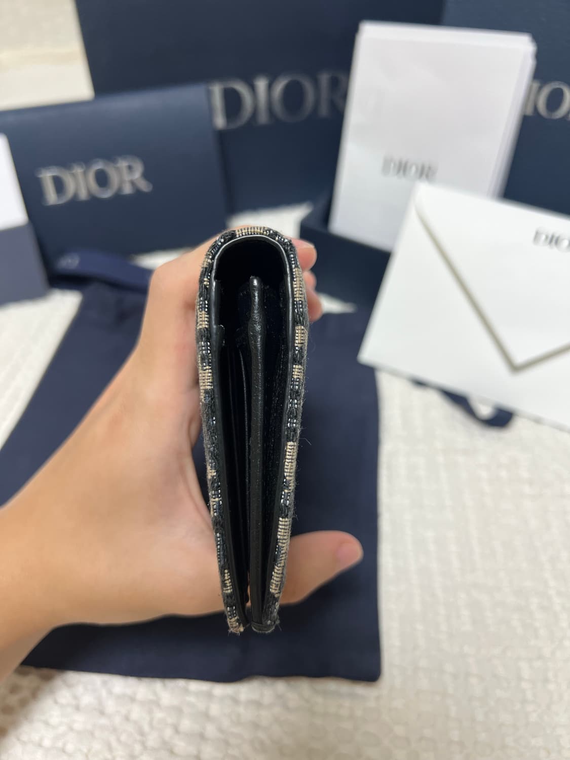 (초풀구성) 디올 오블리크 장지갑 상품이미지6