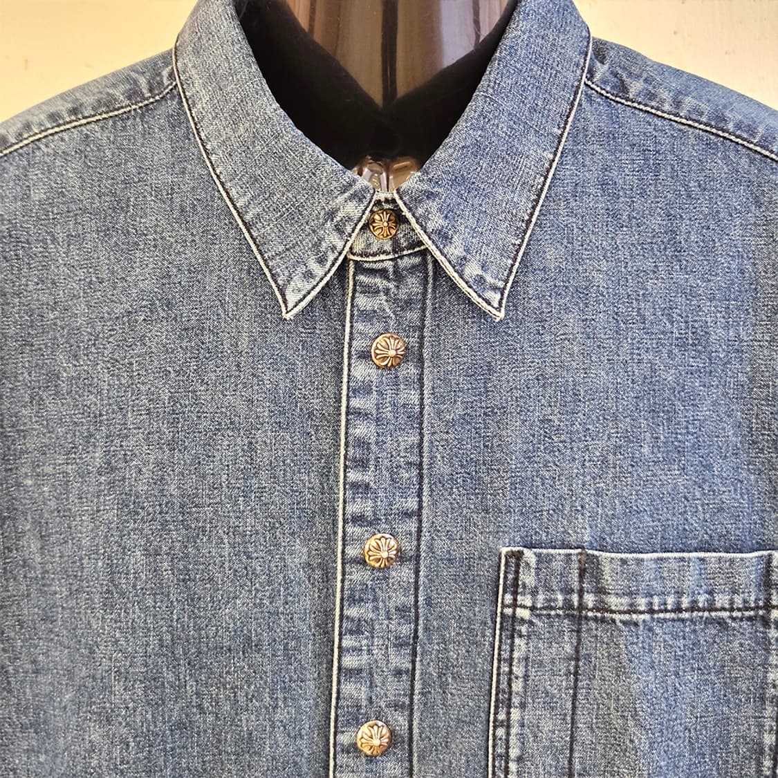 [M] 크롬하츠 카펜터 워크독 데님 자켓 B1213C174 상품이미지5