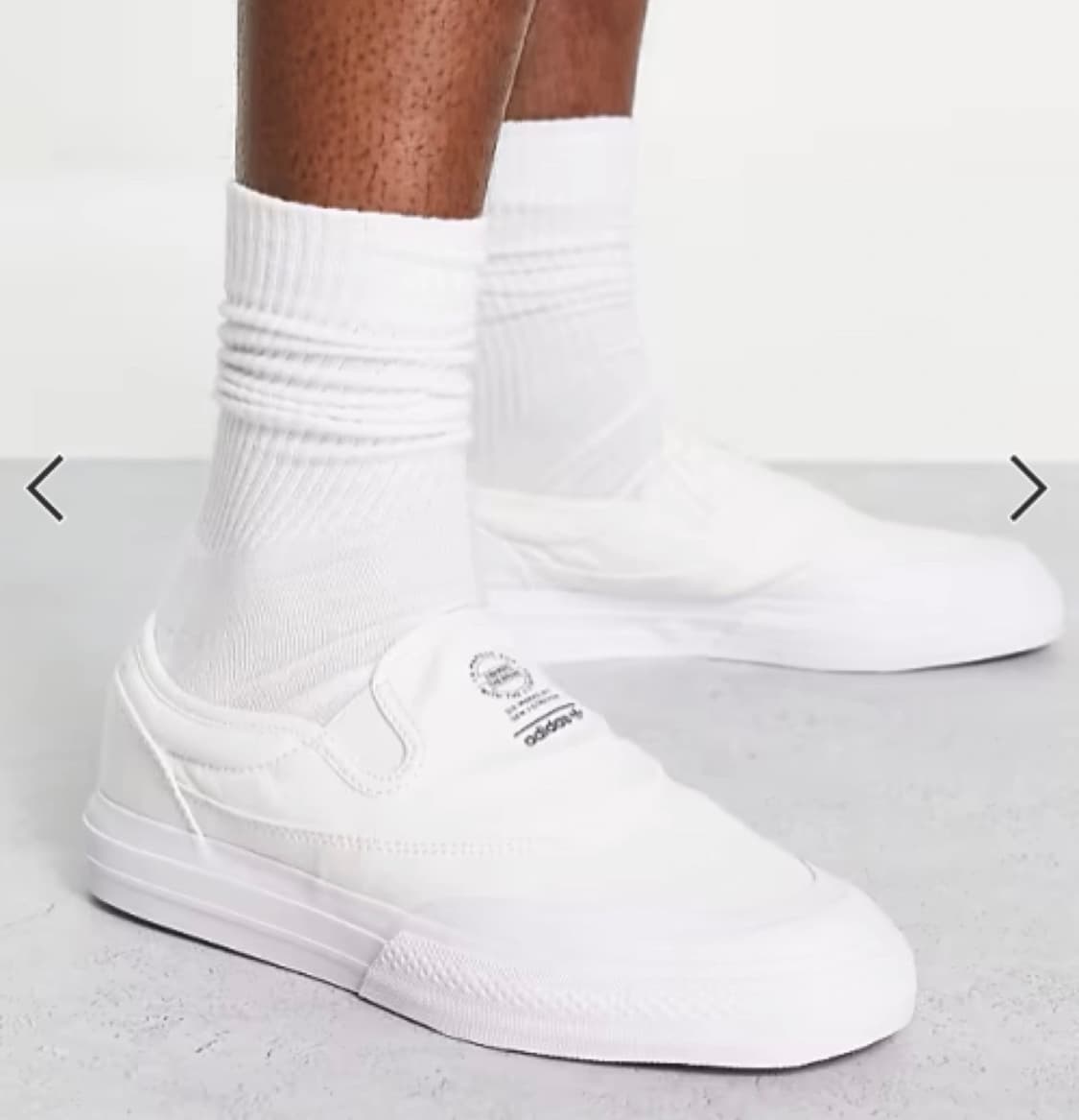 아디다스 니짜 슬립온 화이트 남성 새상품 상품이미지1