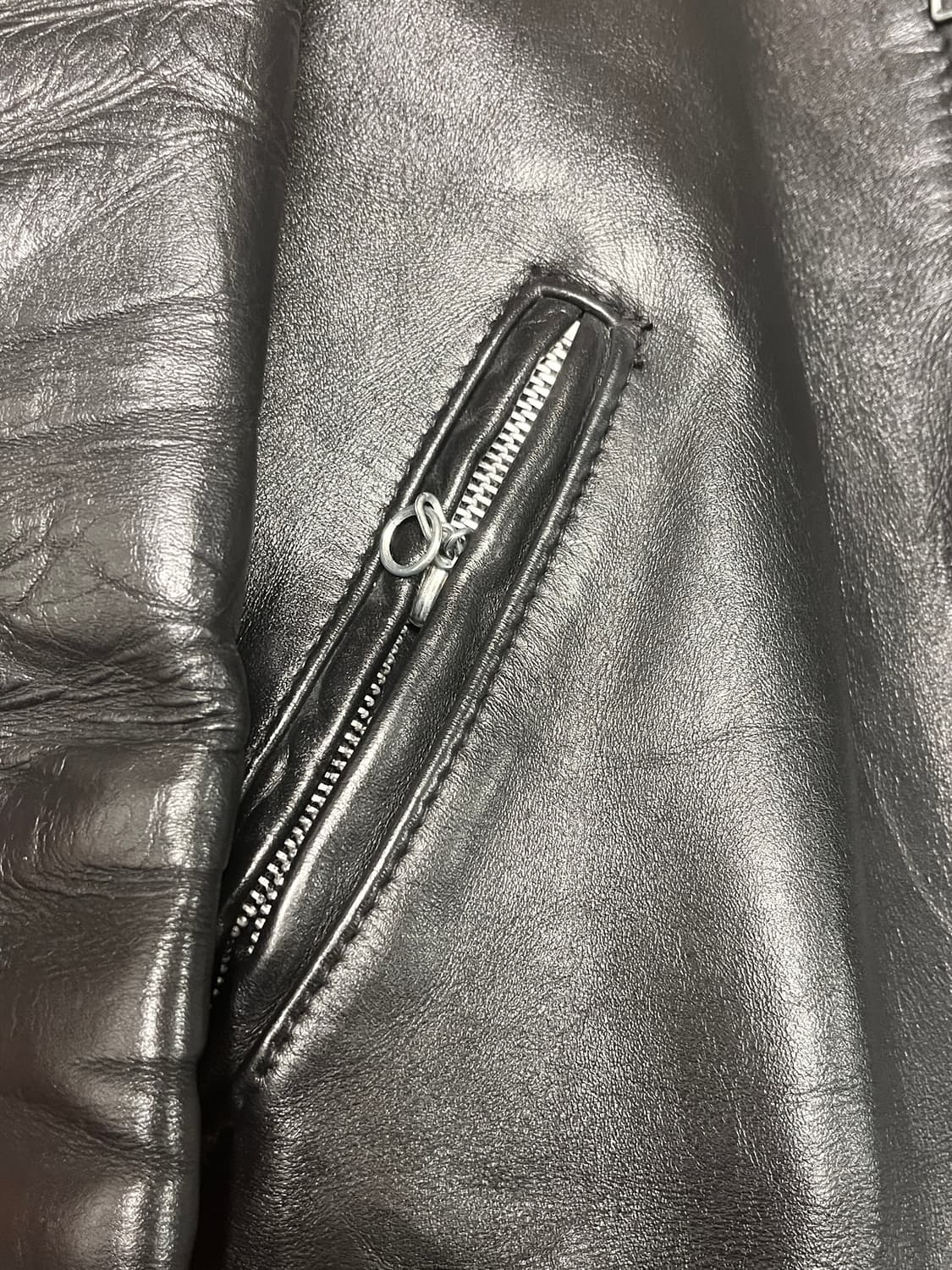 [38] Schott 쇼트 618 퍼펙토 빈티지 더블 라이더 자켓 상품이미지4