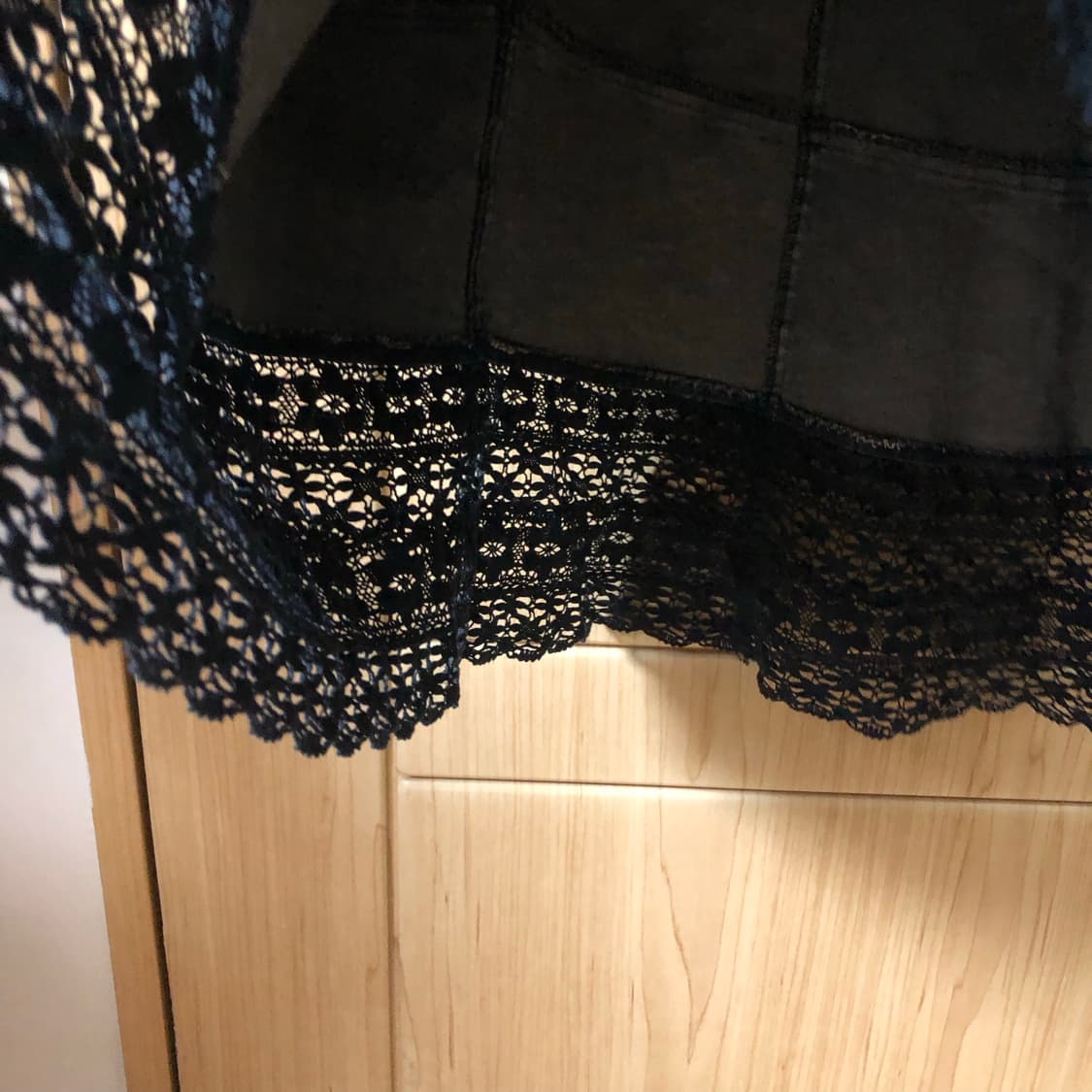 데님 레이스 맥시 스커트 🌁  상품이미지6