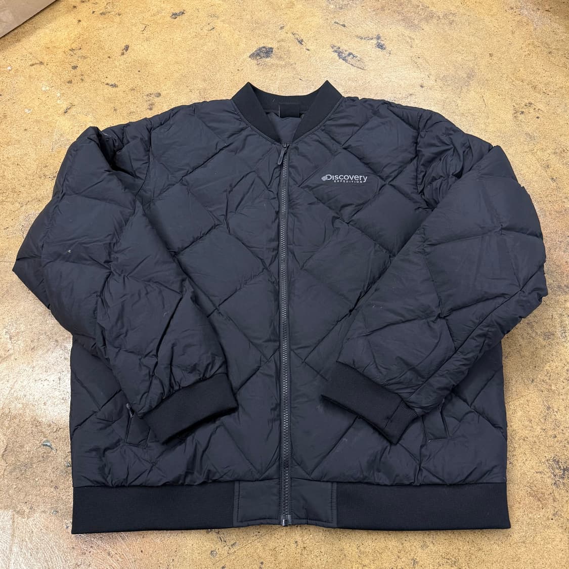 [정품/110] 디스커버리 블랙 숏패딩 점퍼 경량패딩 b15 상품이미지2