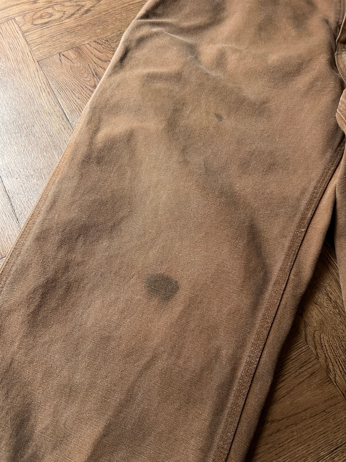 [36]칼하트 USA Made 빈티지 워싱 브라운 싱글니 카펜터 워크팬츠 상품이미지7