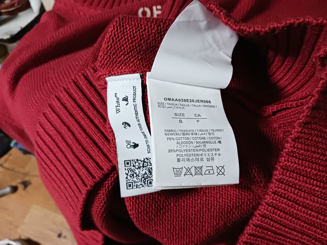 OFF-WHITE 오프화이트 니트 (S) 상품이미지8