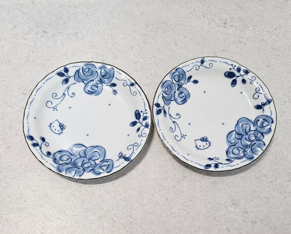 헬로키티 접시 정품 2개 상품이미지2