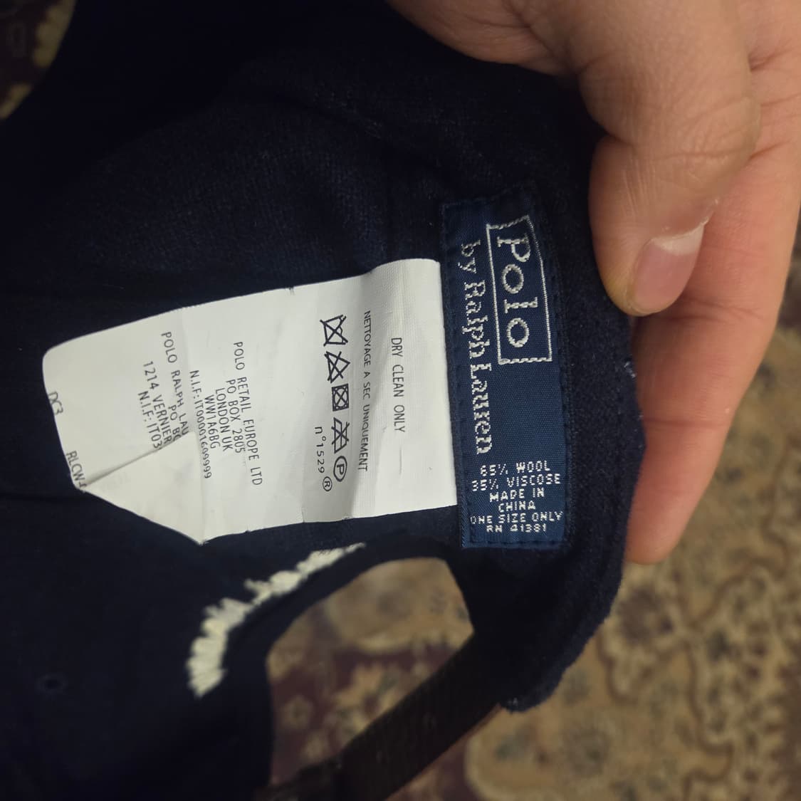 폴로 아카데미 울 볼캡 상품이미지6