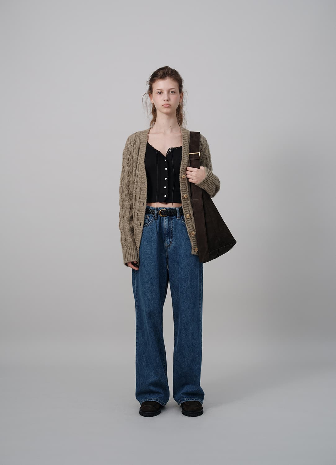 더바넷 케이트 데님 Katie Wide-Leg Denim Pants 상품이미지1