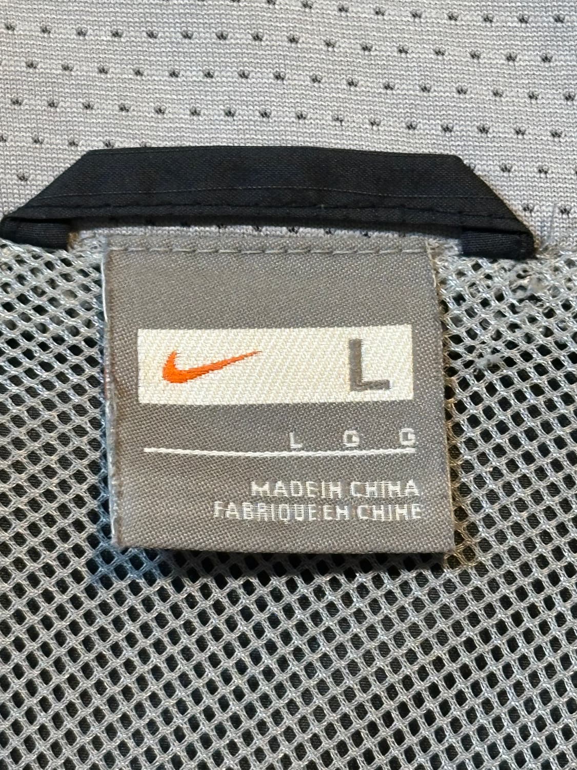 00's 나이키 올드스쿨 스우시 사이드라인 바람막이 자켓 상품이미지4