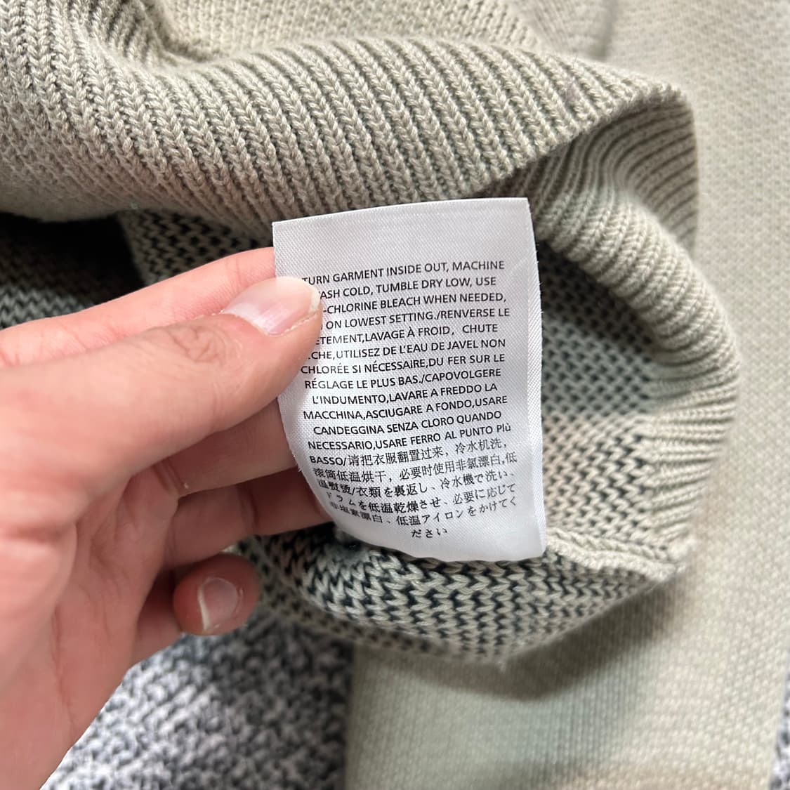  에센셜 후드니트 피스타치오  상품이미지6